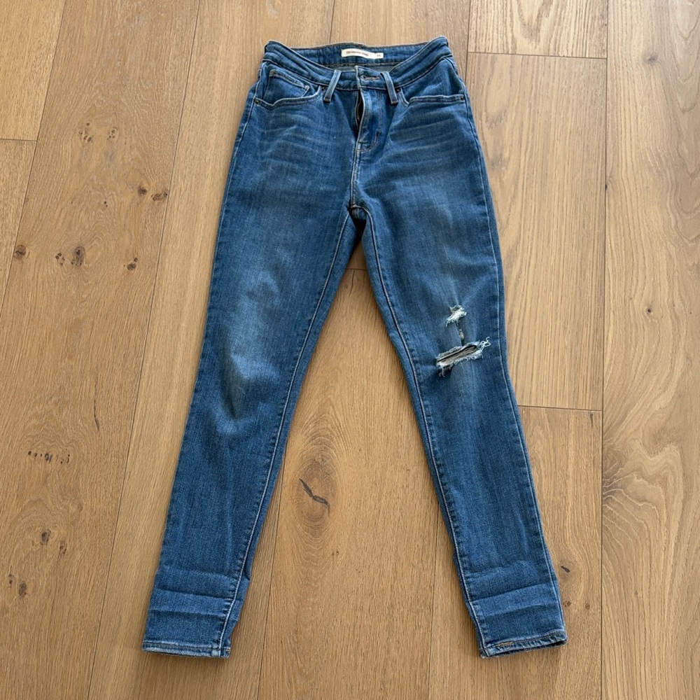 721 Levi’s high rise skinny Blue Jeans